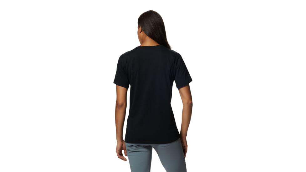 Mountain Hardwear Logo in a Box Short Sleeve T-Shirts - Womens, Black, Medium, 1989381011-Black-M