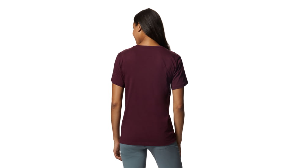 Mountain Hardwear Logo in a Box Short Sleeve T-Shirts - Womens, Cocoa Red, Large, 1989381605-Cocoa Red-L