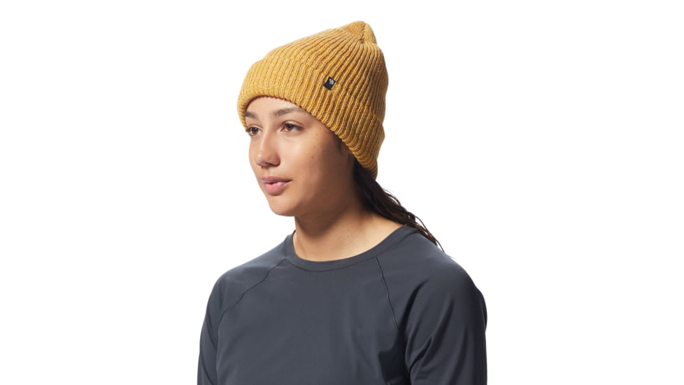 Mountain Hardwear Lone Pine Beanie Hat, Gold Hour, One Size, 1944191750-Gold Hour-O/S