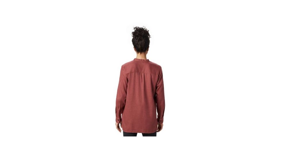 Mountain Hardwear Makena Long Sleeve Shirt - Womens, Washed Rock, Small, 1851911679-S