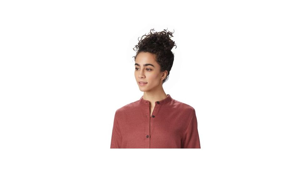 Mountain Hardwear Makena Long Sleeve Shirt - Womens, Washed Rock, Small, 1851911679-S