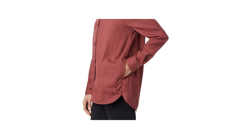 Mountain Hardwear Makena Long Sleeve Shirt - Womens, Washed Rock, Small, 1851911679-S