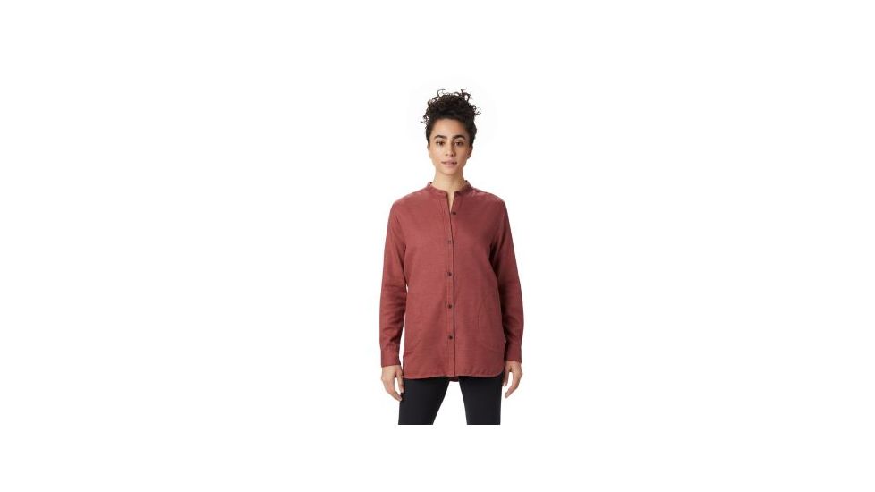 Mountain Hardwear Makena Long Sleeve Shirt - Womens, Washed Rock, Small, 1851911679-S