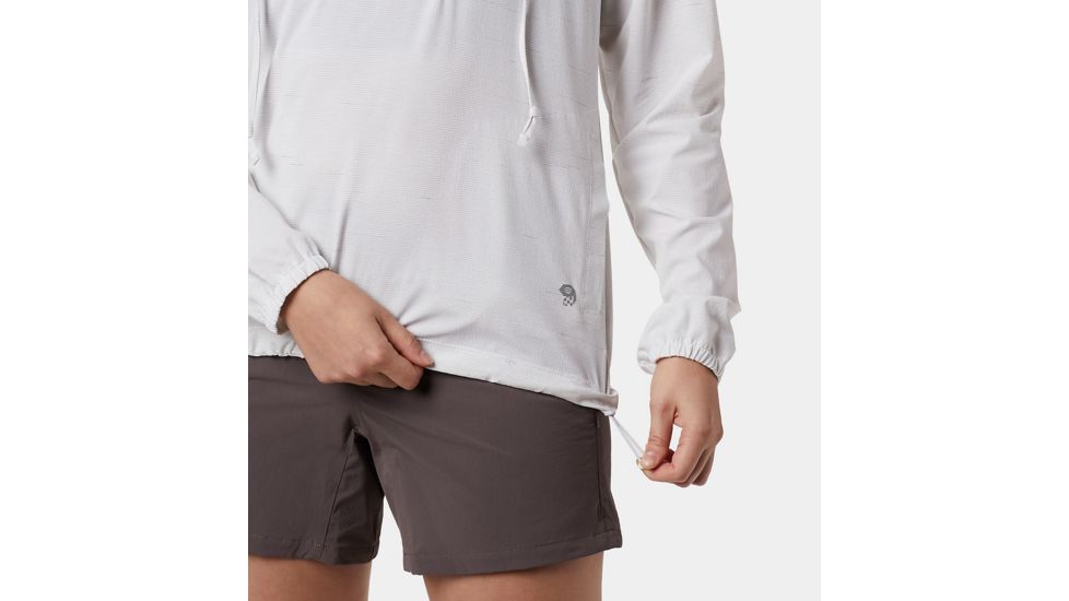 Mountain Hardwear Mallorca Stretch Long Sleeve Shirt - Womens, Steam, Large, 1829461288-L