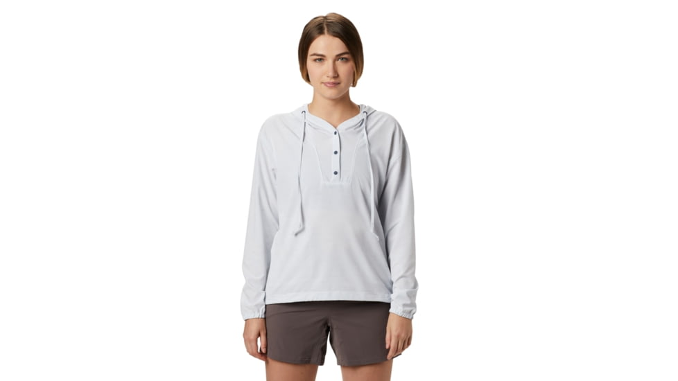 Mountain Hardwear Mallorca Stretch Long Sleeve Shirt - Womens, Zinc, Medium, 1829461492-M