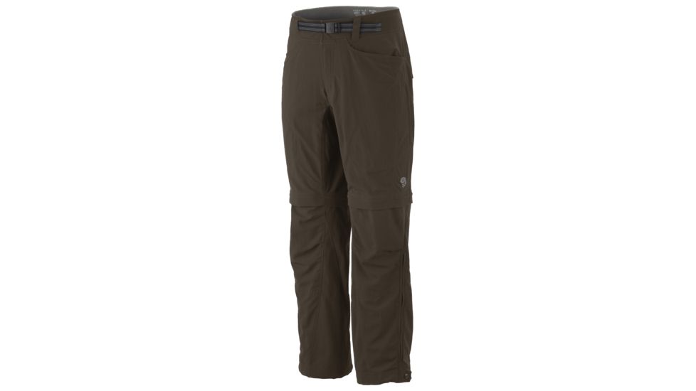 Mountain Hardwear Matterhorn Convertible Pant - Men's-Cordovan-Short Inseam-X-Large