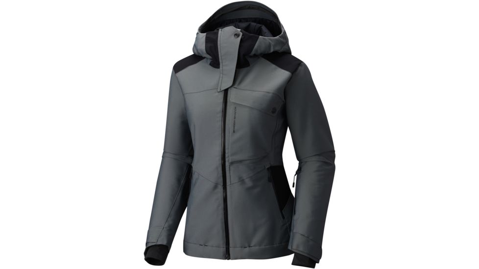 Mountain Hardwear Maybird Insulated Jacket - Women's-Black Twill-Large
