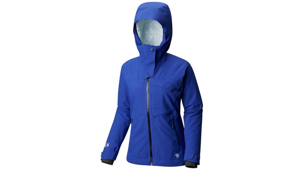 Mountain Hardwear Maybird Ski Insulated Jacket - Womens, Blue Print, Small, 1812231516-S
