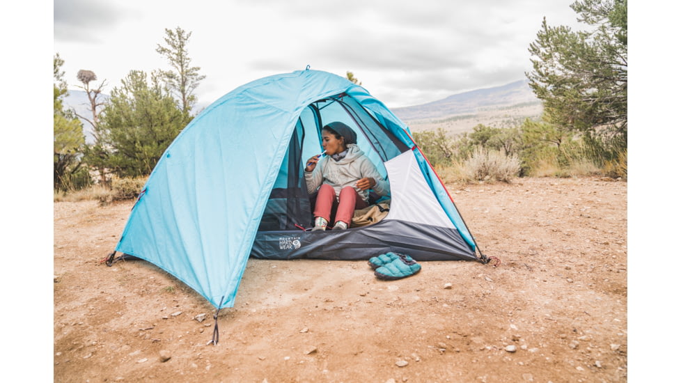 Mountain Hardwear Meridian 3 Tent, Teton Blue, One Size, 1983451436-Teton Blue-O/S