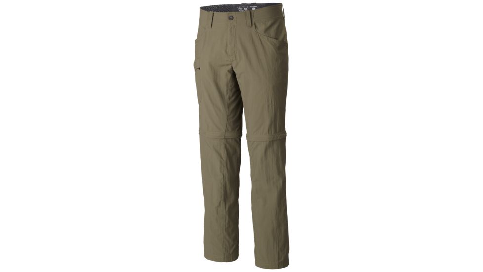 Mountain Hardwear Mesa Convertible Pant V.2 - Men's-Stone Green-Short Inseam-30 Waist