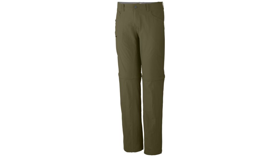 Mountain Hardwear Mesa Convertible Pant V.2 - Mens-Peatmoss-Regular Inseam-38 Waist