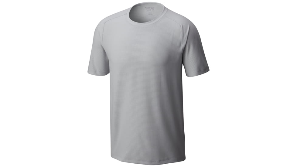 Mountain Hardwear MHW AC Short Sleeve Tee - Men's-Grey Ice-Medium