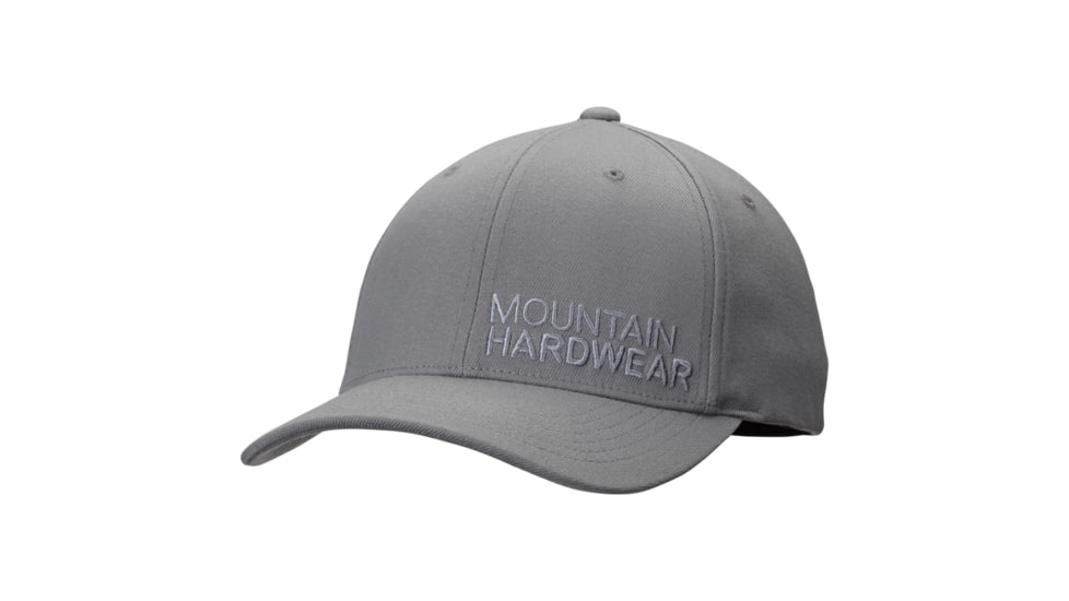 Mountain Hardwear MHW Logo 3.0 Cap - Men's-Titanium-L/XL