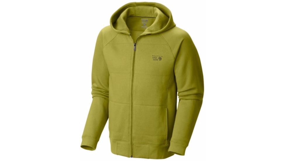 Mountain Hardwear MHW Logo Full Zip Hoody - Mens-Python Green-Large