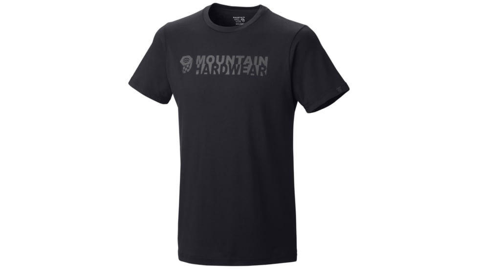 Mountain Hardwear MHW Logo II Short Sleeve T-Shirt - Men's-Black-X-Large