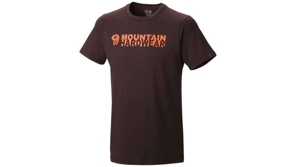 Mountain Hardwear MHW Logo II Short Sleeve T-Shirt - Men's-Cinder-X-Large