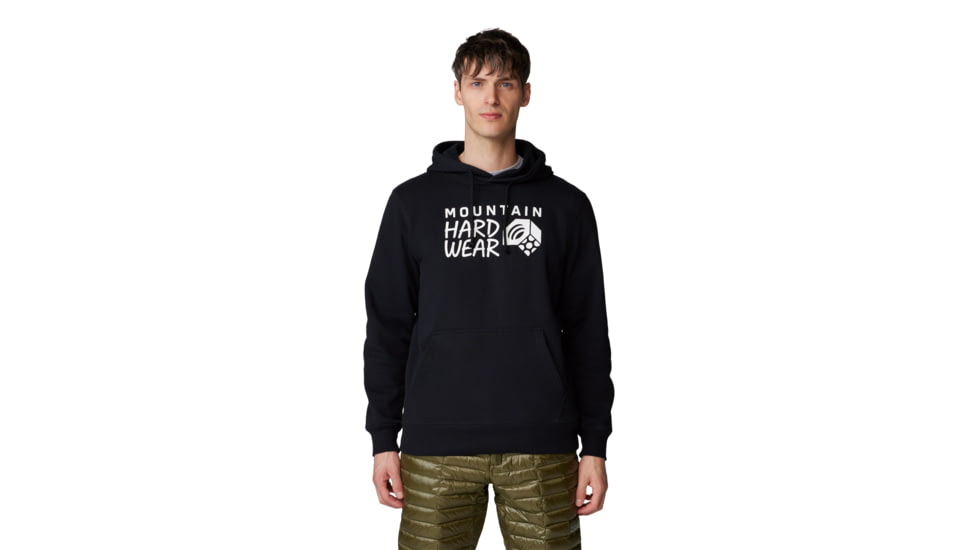 Mountain Hardwear MHW Logo PO Hoody - Mens, 010, XL, 2100581-010-XL