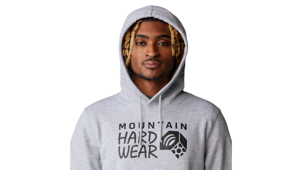 Mountain Hardwear MHW Logo PO Hoody - Men's, Hardwear Grey Heather, L, 2100581-057-L