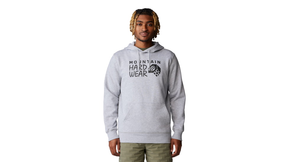 Mountain Hardwear MHW Logo PO Hoody - Men's, Hardwear Grey Heather, L, 2100581-057-L