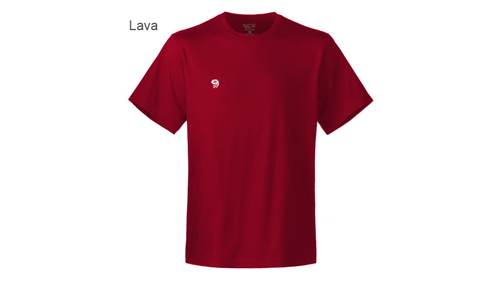 Mountain Hardwear MHW Logo Short Sleeve T - Men's- Lava-Small