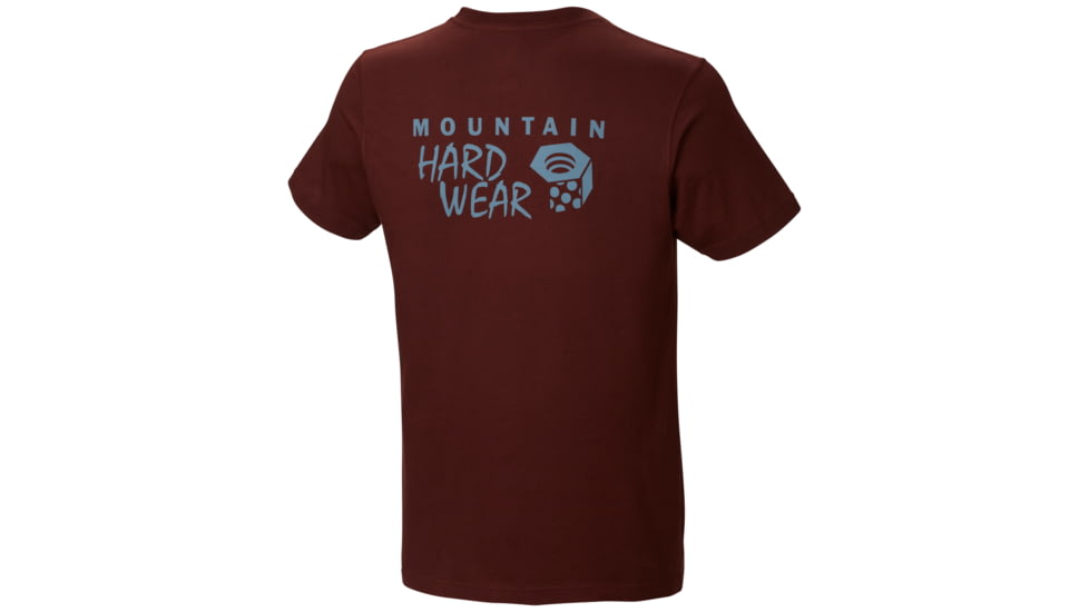Mountain Hardwear MHW Logo Short Sleeve T - Men's-Redwood-Medium