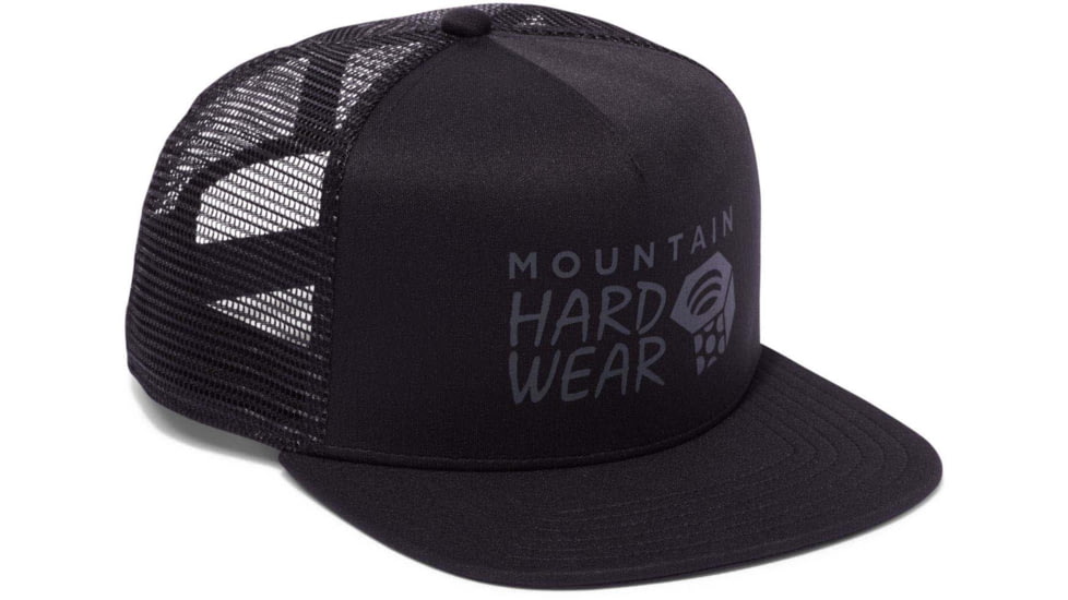 Mountain Hardwear MHW Logo Trucker Hat - Unisex, Black, One Size, OU8300010-O/S