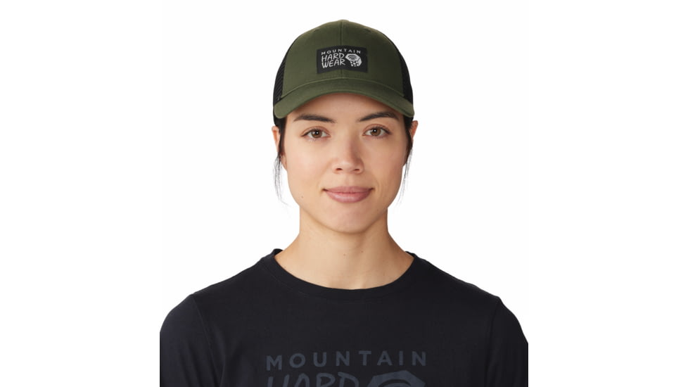 Mountain Hardwear MHW Logo Trucker Hat - Unisex, Surplus Green, One Size, 1983471347-Sn-O/S