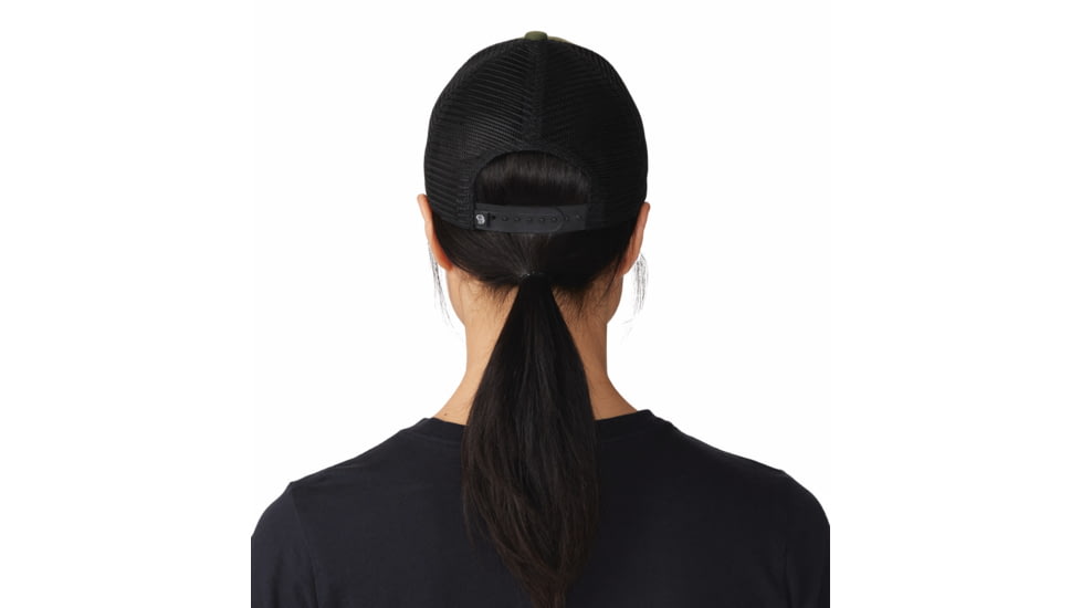 Mountain Hardwear MHW Logo Trucker Hat - Unisex, Surplus Green, One Size, 1983471347-Sn-O/S