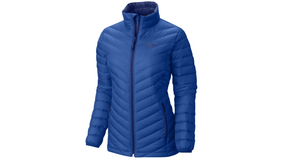 Mountain Hardwear Micro Ratio Down Jacket - Women's-Bright Island Blue-Large