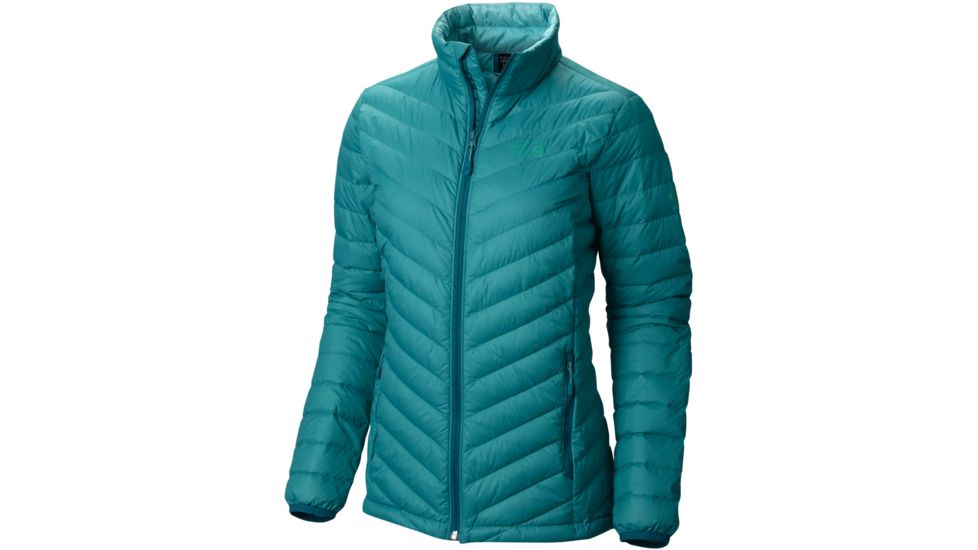 Mountain Hardwear Micro Ratio Down Jacket - Women's-Emerald-Large