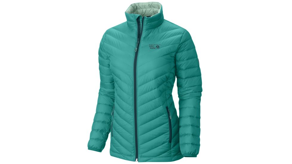 Mountain Hardwear Micro Ratio Down Jacket - Women's-Glacier Green-Large