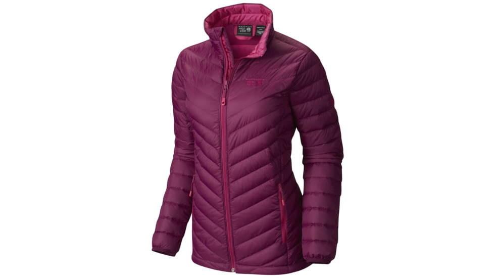 Micro Ratio Down Jacket - Womens-Dark Raspberry-Large