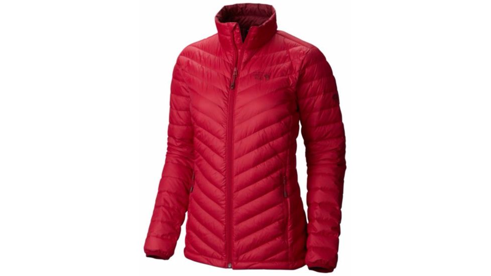 Mountain Hardwear Micro Ratio Down Jacket - Womens-Pomegranate-Small