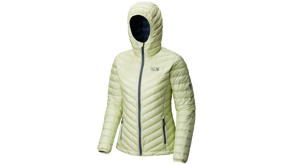 Mountain Hardwear Micro Ratio Hooded Down Jacket, Headlamp, L, 1677081701-L