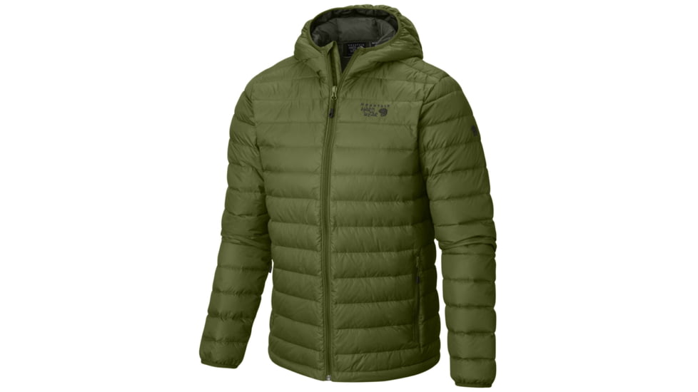 Mountain Hardwear Micro Ratio Hooded Down Jacket - Mens-Amphibian-Medium
