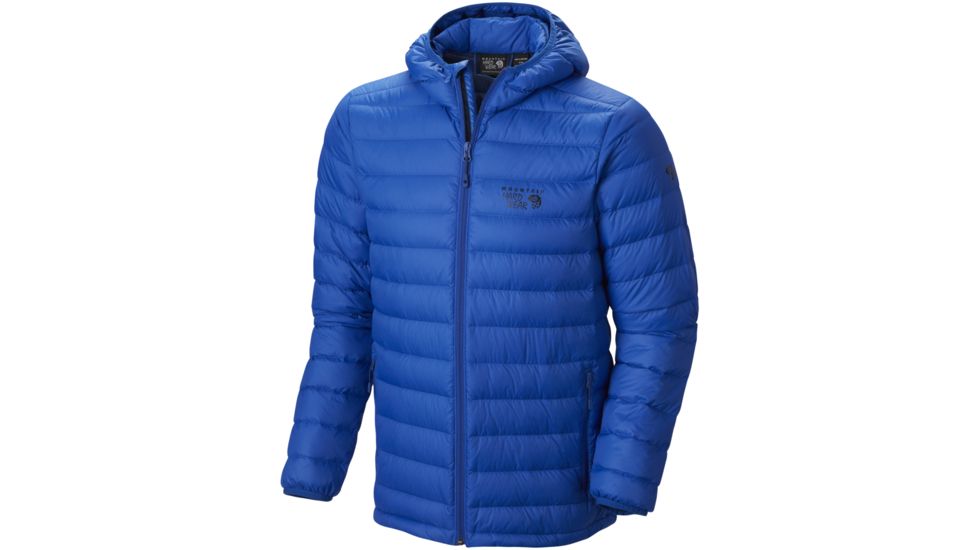 Mountain Hardwear Micro Ratio Hooded Down Jacket - Mens-Azul-XX-Large