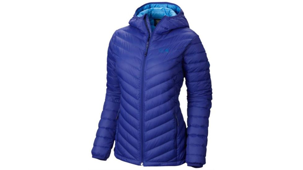 Mountain Hardwear Micro Ratio Hooded Down Jacket - Women's-Nectar Blue-X-Small