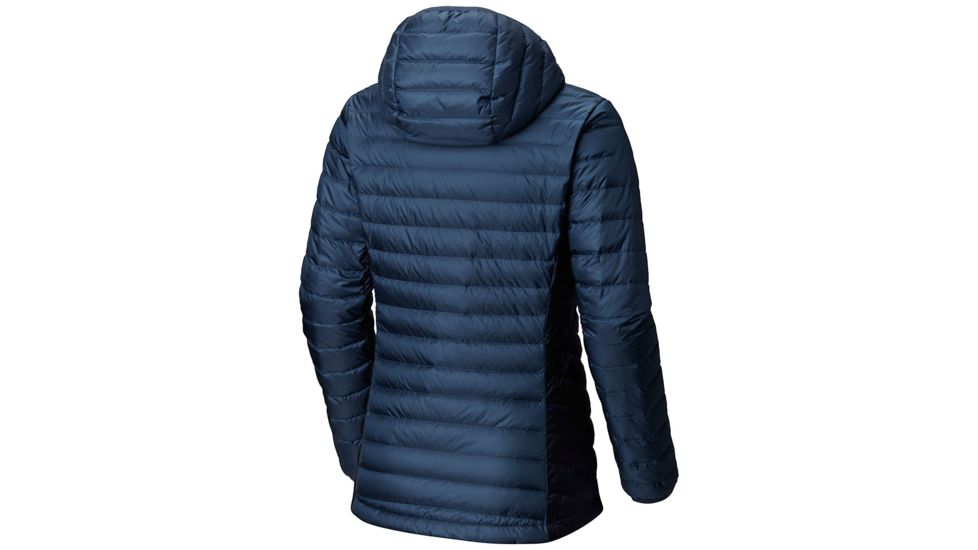 Mountain Hardwear Micro Ratio Hooded Down Jacket, Zinc, S, 1677081492-S