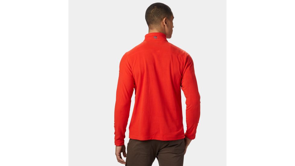 Mountain Hardwear Microchill 2.0 Zip T, Fiery Red, S, 1677261636-S