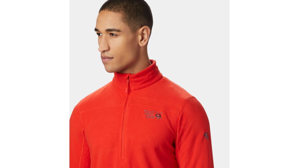 Mountain Hardwear Microchill 2.0 Zip T, Fiery Red, S, 1677261636-S
