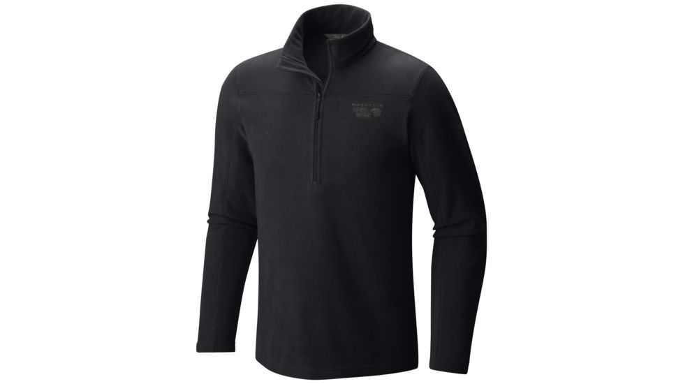 Mountain Hardwear Microchill 2.0 Zip T - Men's-Black-Small