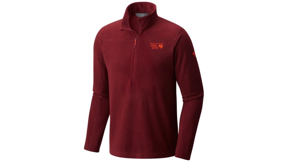 Mountain Hardwear Microchill 2.0 Zip T - Men's-Cote Du Rhone-Large