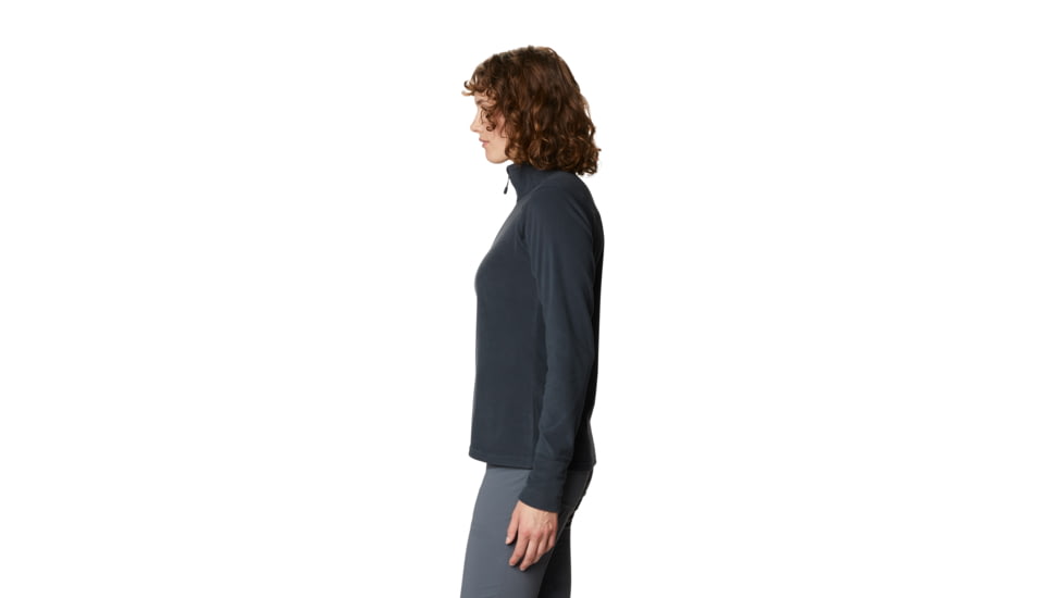 Mountain Hardwear Microchill 2.0 Zip T - Women's, Dark Storm, Medium, OL0052004-M