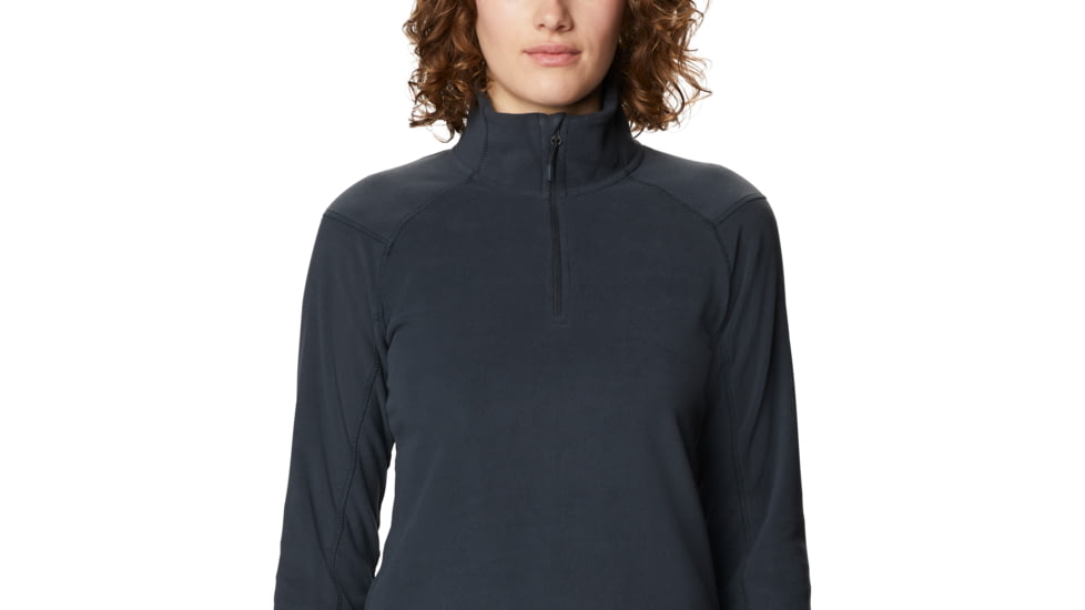 Mountain Hardwear Microchill 2.0 Zip T - Women's, Dark Storm, Medium, OL0052004-M