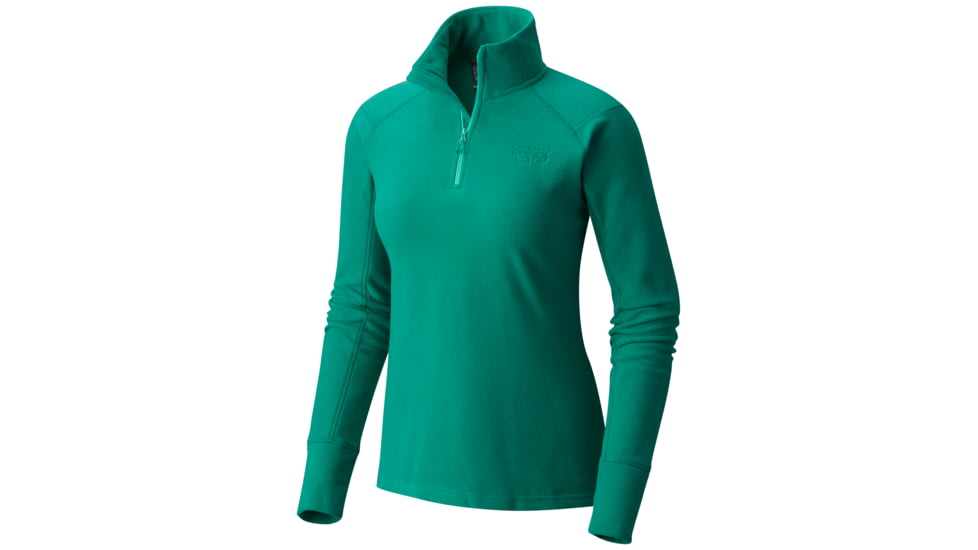 Mountain Hardwear Microchill 2.0 Zip T - Women's-Green Mile-Medium