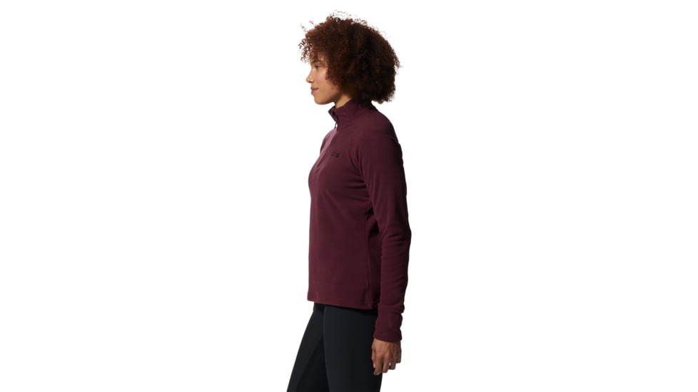 Mountain Hardwear Microchill 2.0 Zip T - Womens, Cocoa Red, Extra Small, 1677371604-Cocoa Red-XS