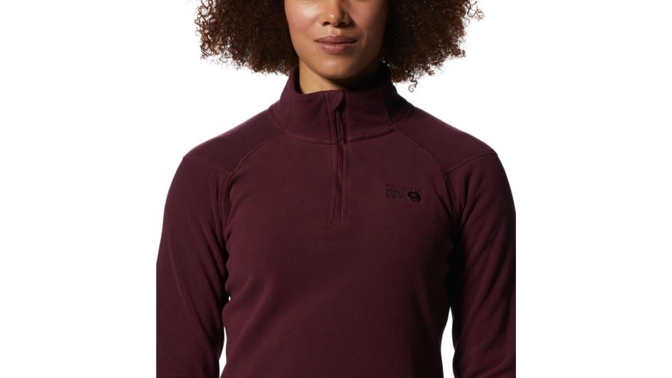 Mountain Hardwear Microchill 2.0 Zip T - Womens, Cocoa Red, Extra Small, 1677371604-Cocoa Red-XS
