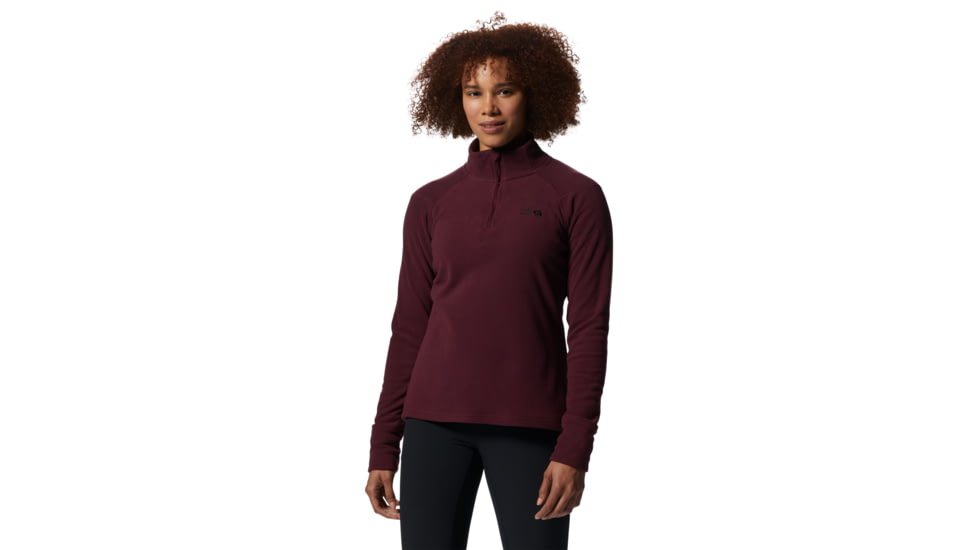 Mountain Hardwear Microchill 2.0 Zip T - Women's, Cocoa Red, Large, 1677371604-Cocoa Red-L