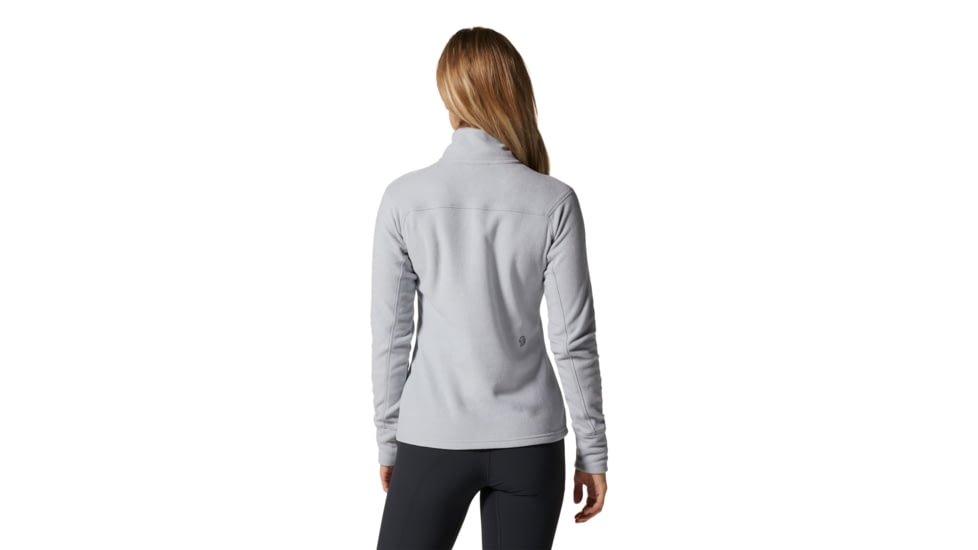 Mountain Hardwear Microchill 2.0 Zip T - Womens, Glacial Heather, Large, 1677371097-GL