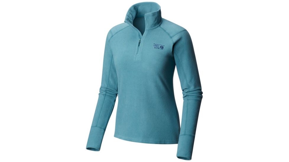 Mountain Hardwear MicroChill 2.0 Zip T - Womens, Lakeshore Blue, Medium, 1677371328-M